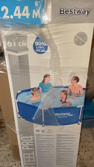 Piscina Bestway Steel Pro 2.44m