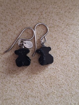 Pendientes Tous oso negro