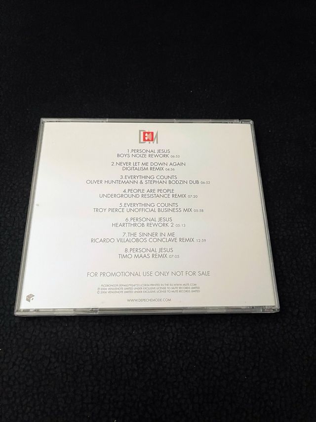 PROMO Depeche Mode Best of Remixes PLCDBONG39