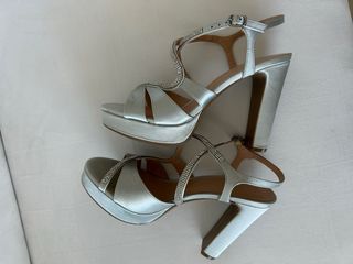 Sandali argento eleganti