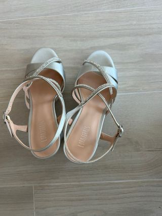 Sandali argento eleganti