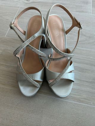 Sandali argento eleganti