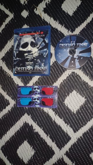 DESTINO FINAL 4 , BLU RAY 2D+3D SUPER DESCATALOGAD