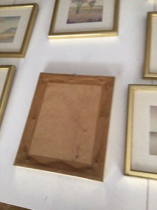 8 Cuadros - Paisajes - Marcos Dorados