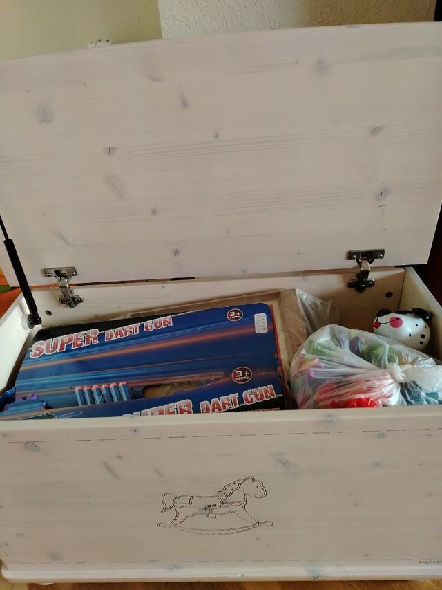 Baúl infantil madera | Juguetero