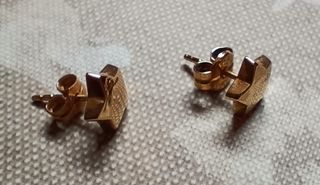 Pendientes de oro en forma de estrella