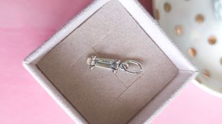 Charm Skateboard Plata 925