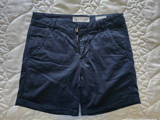 Bermuda Easy Wear azul, talla 36