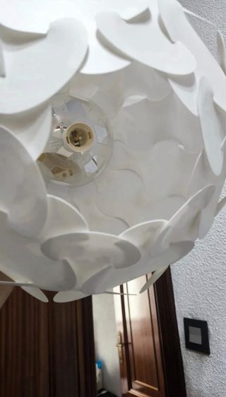 Lámpara techo IKEA blanca