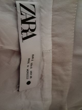 Chaleco + pantalón beige Zara - Talla S