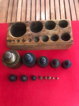 Antico taco bicentenniale 13 pesi bronzo