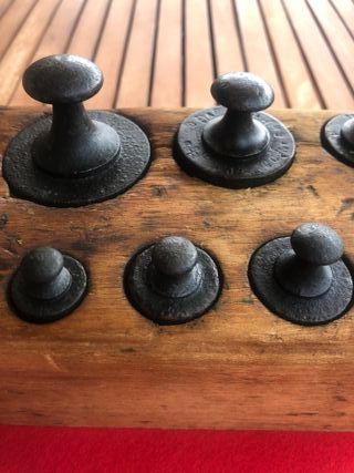 Antico taco bicentenniale 13 pesi bronzo