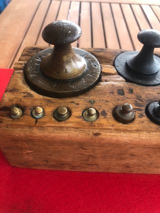 Antico taco bicentenniale 13 pesi bronzo