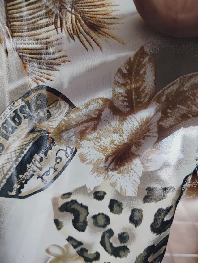 Tessuto Africa: beige, marrone