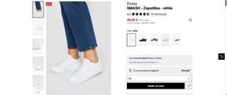 Zapatillas Puma blancas. SIN ESTRENAR