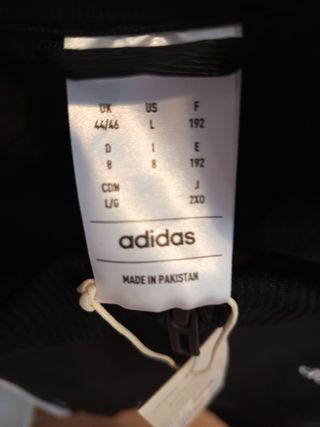 Chándal Adidas negro/blanco 