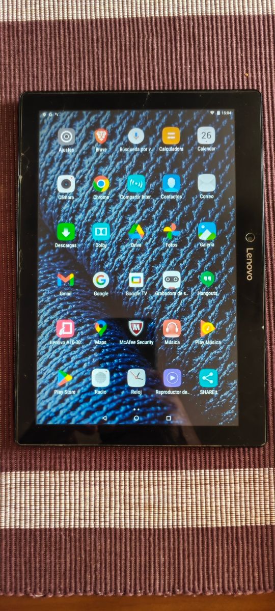 Tablet Lenovo TB2-X30F negra