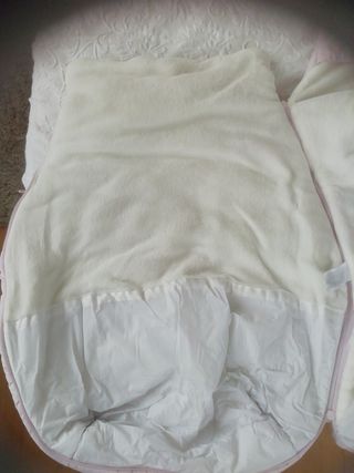 Saco silla bebé rosa