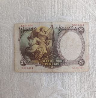 Billete 25 Pesetas- 1931