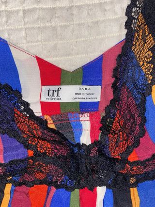 Blusa Zara multicolor talla S