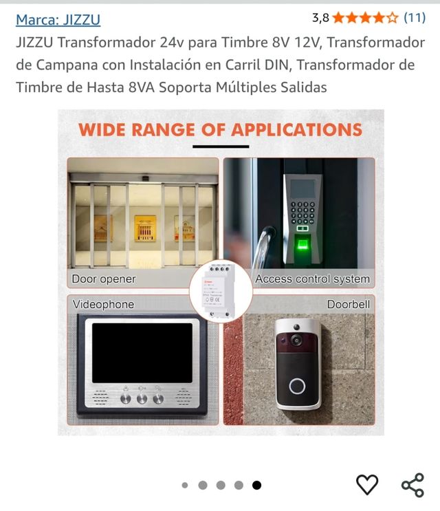 Transformador JIZZU 24v - Timbre