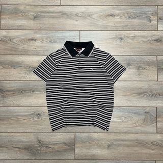 Marlboro Vintage 90s Striped Polo Embroidered Logo