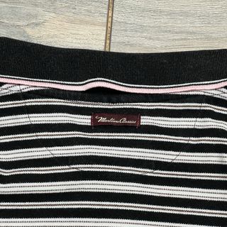 Marlboro Vintage 90s Striped Polo Embroidered Logo