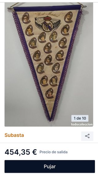 Banderín Real Madrid (años 80)