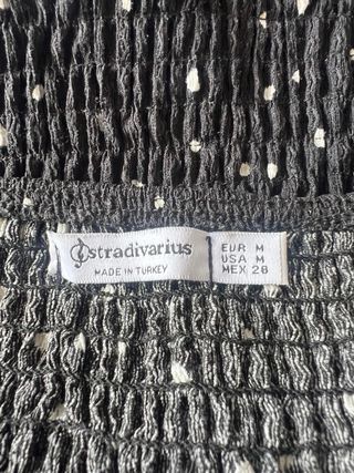 Top negro Stradivarius