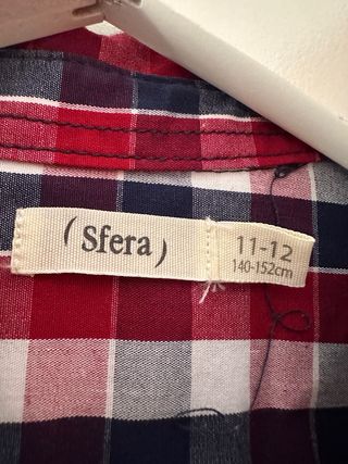 Camisa Sfera niño cuadros
