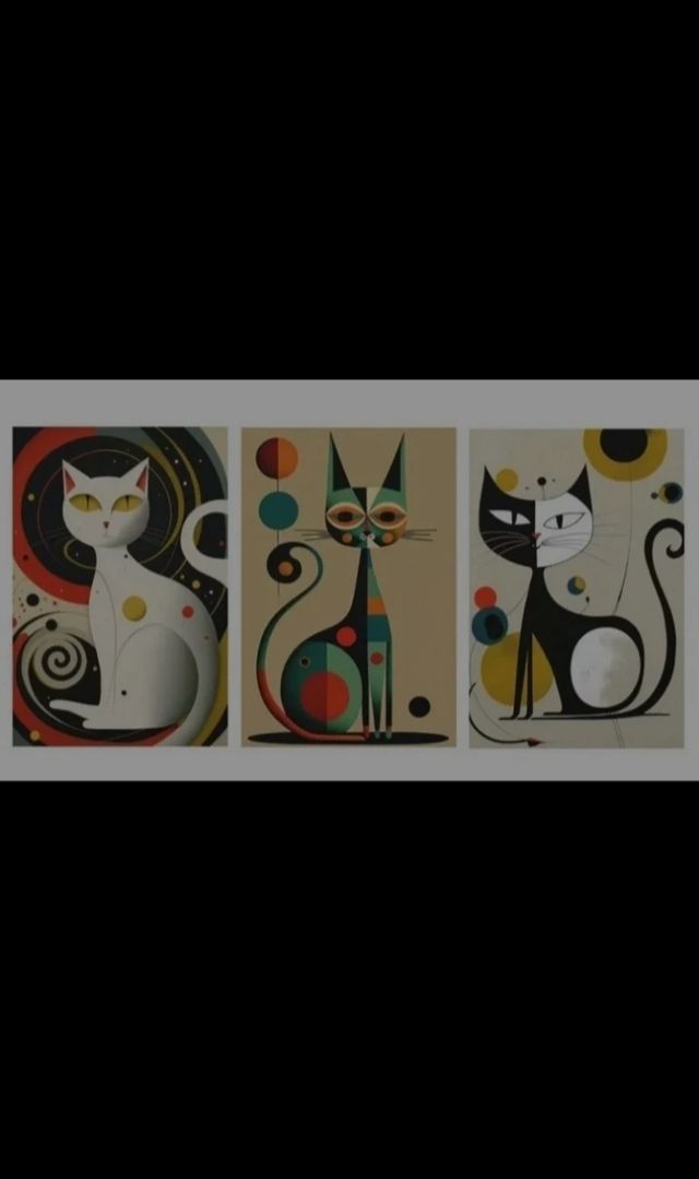LÁMINAS EN LIENZO DE GATOS DEL MUNDO DECORACIÓN 