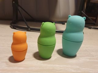 Muñecas rusas silicona - 3uds