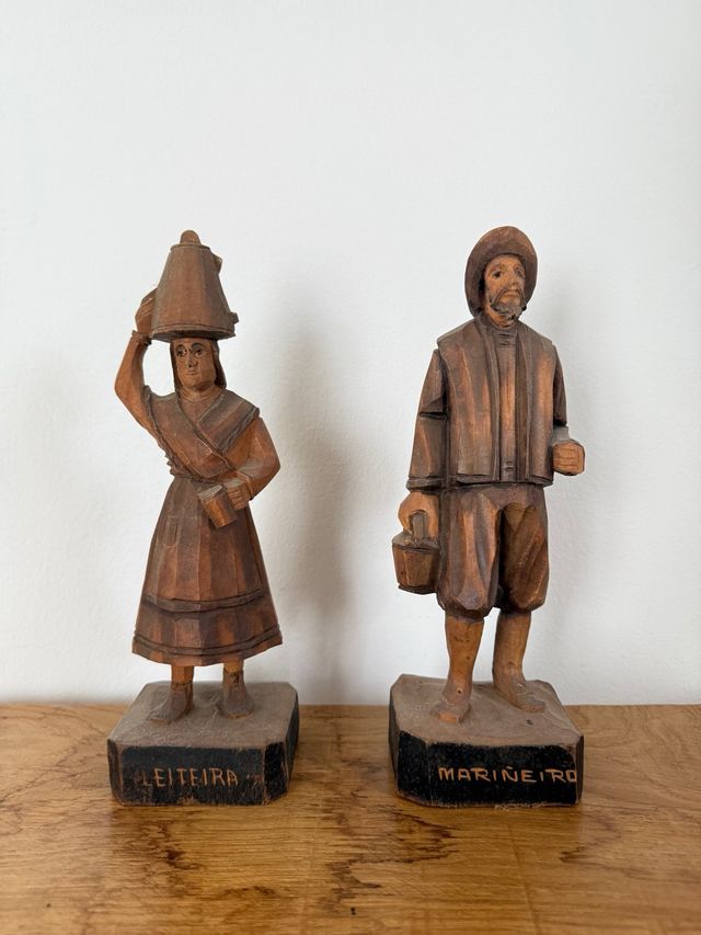 Figuras gallegas Leiteira y Mariñeiro