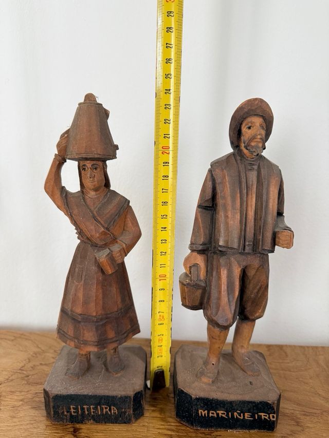 Figuras gallegas Leiteira y Mariñeiro