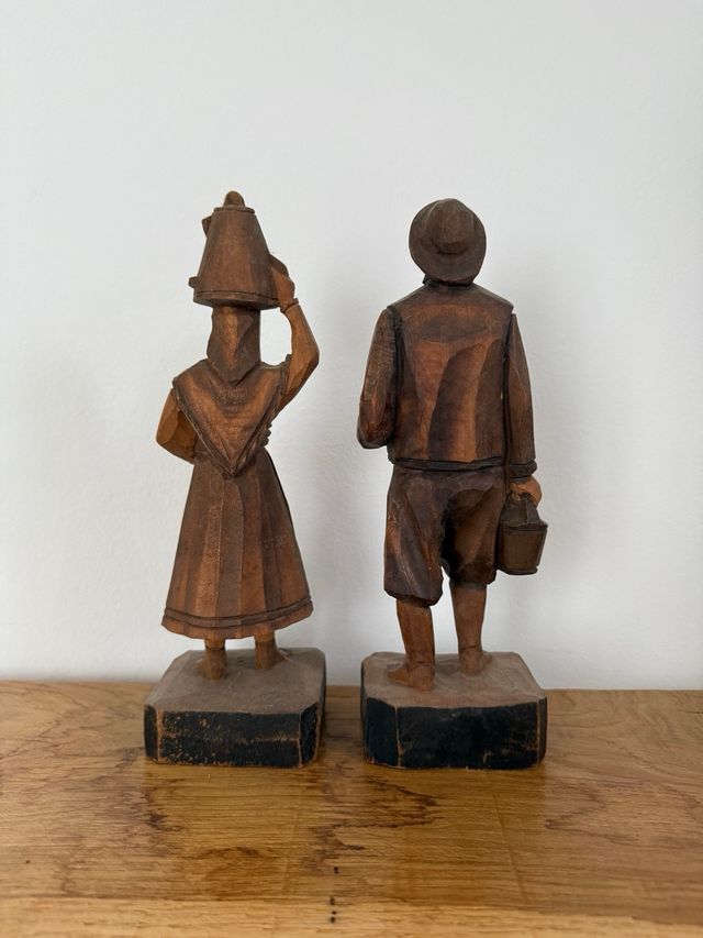 Figuras gallegas Leiteira y Mariñeiro