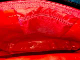 Bolso/maleta Lbvyr rojo con bolsillo interior