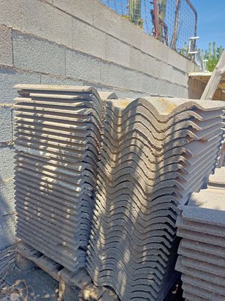 Tejas de hormigón