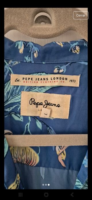 Mono Pepe Jeans azul estampado