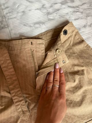 Shorts beige Mango mujer