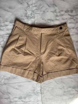 Shorts beige Mango mujer