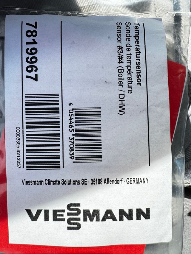 Sensores Viessmann - Piezas nuevas