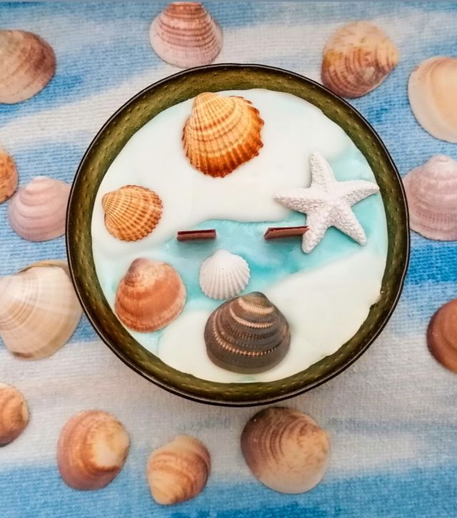 Candela profumata artigianale - mare