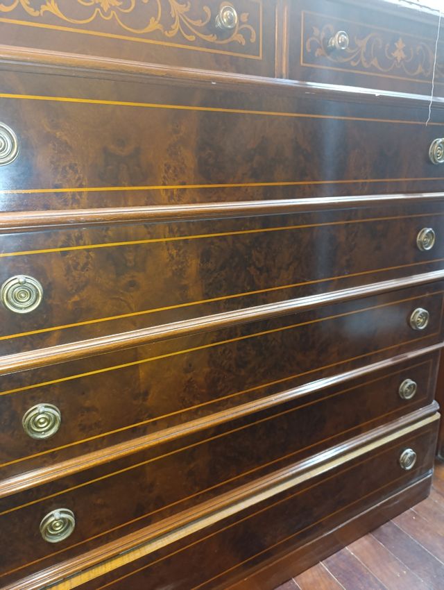 Cómoda madera 6 cajones