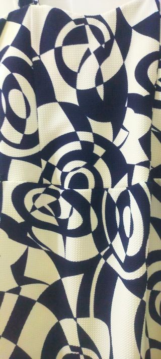 Vestito bianco e nero