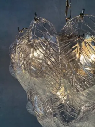 Lámpara Mazzega Murano - Hojas