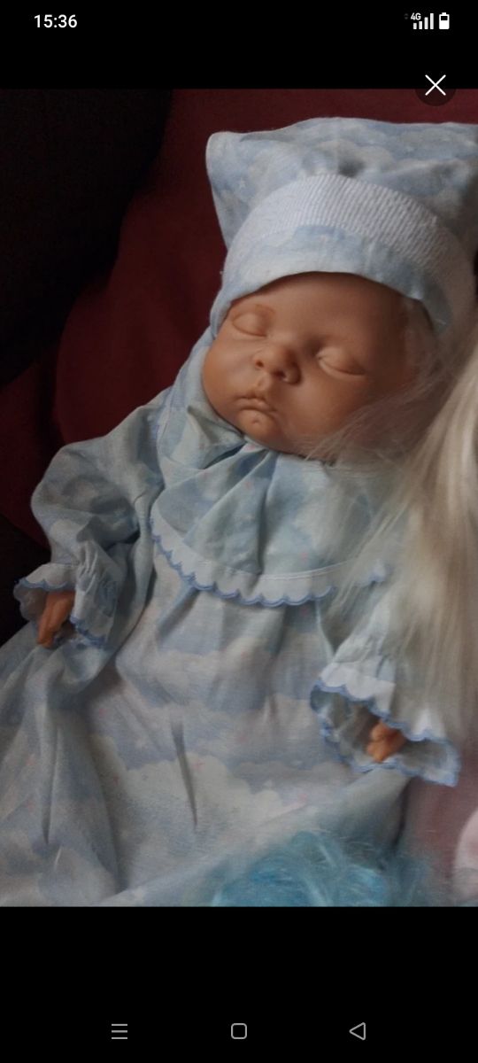 Bambola reborn neonato addormentato