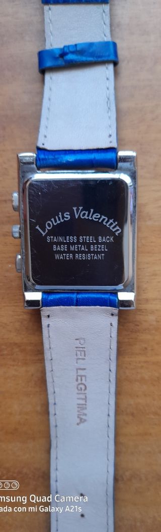 Reloj Louis Valentin - Azul y Plata