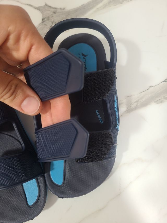 Sandalias Rider Niño Azul 28