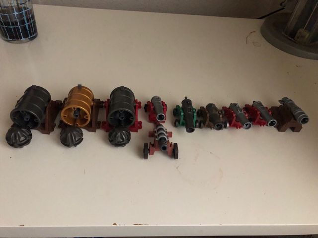 Cañones Playmobil - 10 piezas