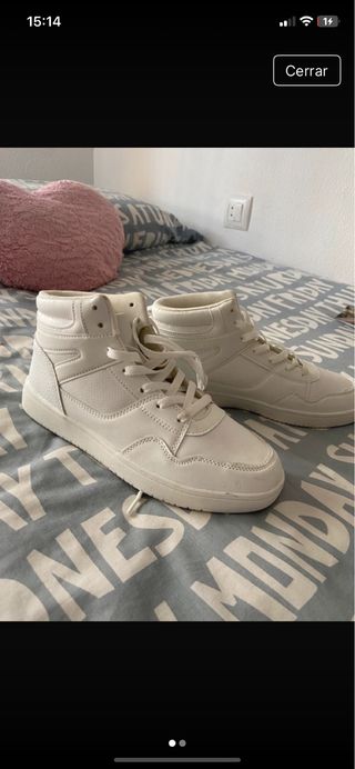 Zapatillas blancas estilo Jordan